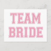 Team Bride Postkarte (Vorderseite)