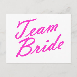 Team Bride Postkarte