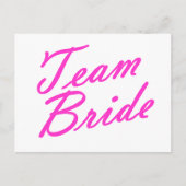 Team Bride Postkarte (Vorderseite)