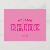 Team Bride Postkarte (Vorderseite)
