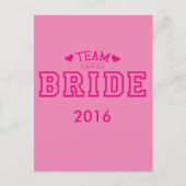 Team Bride Postkarte (Vorderseite)