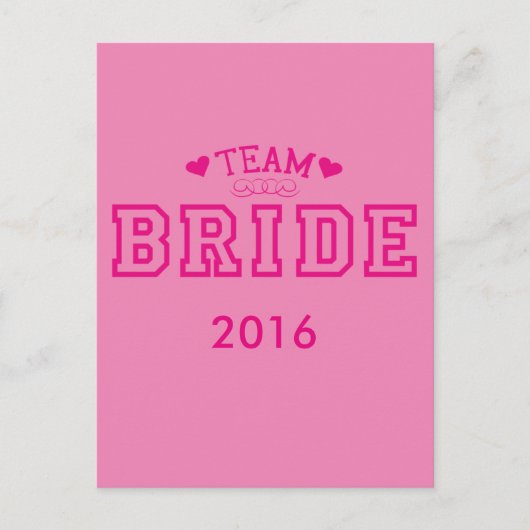 Team Bride Postkarte (Vorderseite)