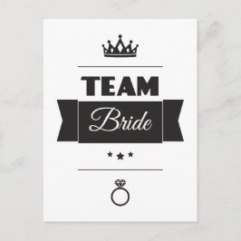 Team Bride Postkarte