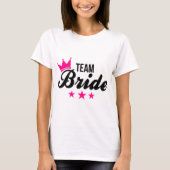 Team Bride Princess T-Shirt (Vorderseite)