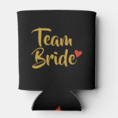 Team Bride Red Heart Dosenkühler (Rückseite)