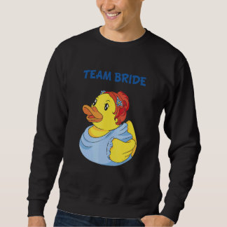 Team Bride Rubber Duck Party Women's Hen Party Sweatshirt