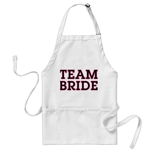 Team Bride Schürze (Vorne)
