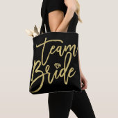 Team Bride Script Diamond Brautparty Tote Bag Tasche (Von Nahem)