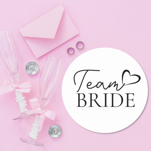 Team Bride Sticker - Spaß Junggeselinnen-Abschied