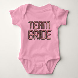 Team Bride Stylish Baby Jersey Bodysuit Baby Strampler