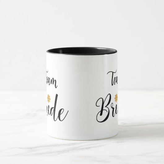 Team Bride Stylish Coffee Tasse (Zentrum)