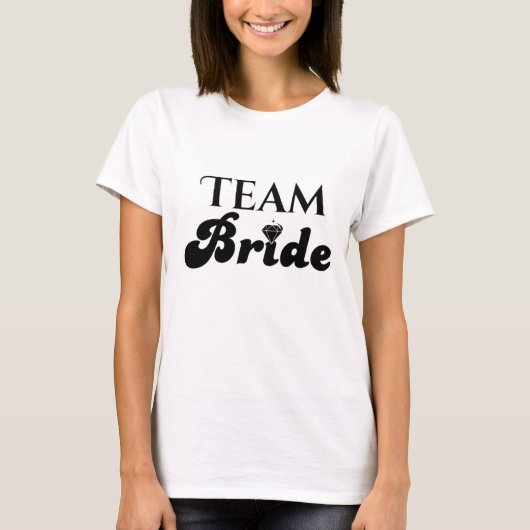 Team Bride T-Shirt (Vorderseite)