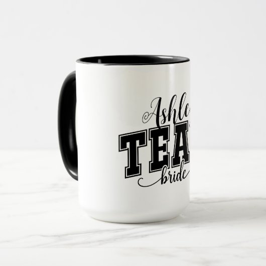 Team Bride Tasse (Vorderseite Links)