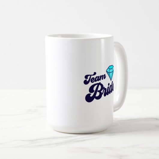 Team Bride-Tasse Kaffeetasse (VorderseiteRechts)