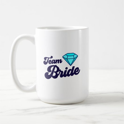 Team Bride-Tasse Kaffeetasse (Links)