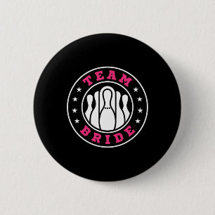 Team Bride Team Groom Bowling Bachelor Party Weddi Button