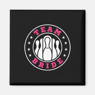 Team Bride Team Groom Bowling Bachelor Party Weddi Magnet