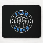 Team Bride Team Groom Bowling Bachelor Party Weddi Mousepad (Vorne)