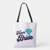 Team Bride Tote Bag Tasche (Rückseite)
