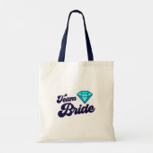 Team Bride Tote Bag Tragetasche (Rückseite)