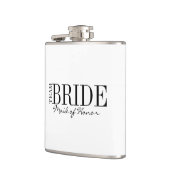 Team Bride Trauzeugin Brautparty Flask Flachmann (Links)