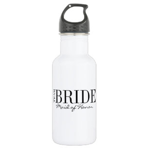 Team Bride Trauzeugin Brautparty Wasser Flasche Edelstahlflasche