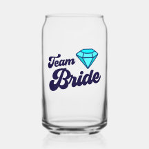 Team Bride Trinkglas