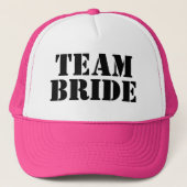 Team Bride Trucker Hat Truckerkappe (Vorderseite)