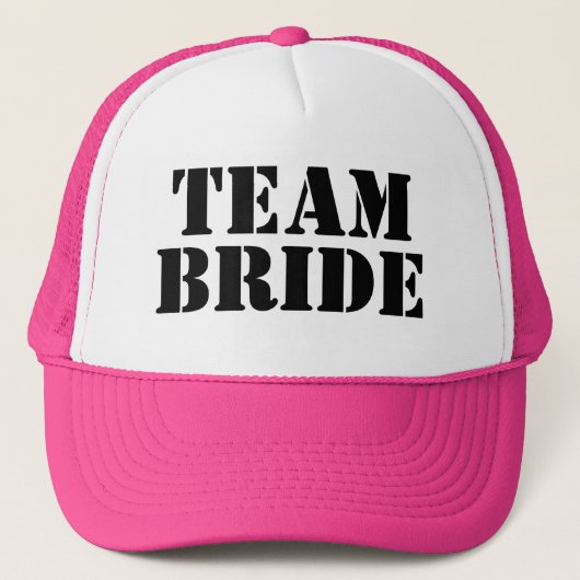 Team Bride Trucker Hat Truckerkappe (Vorderseite)