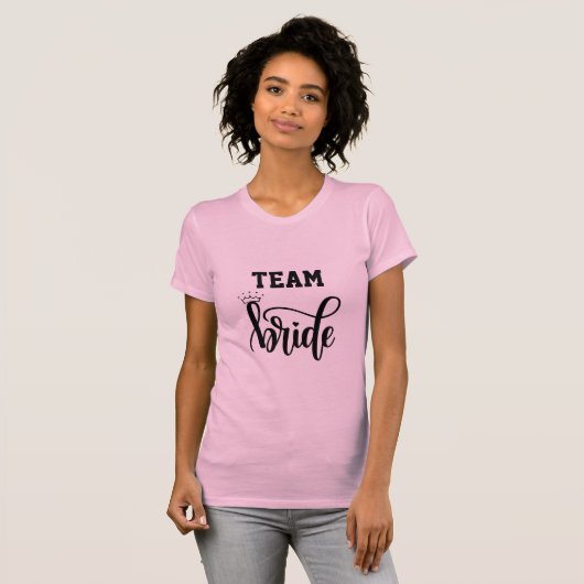 Team Bride Tshirt (Vorne ganz)