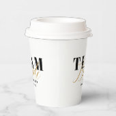 TEAM BRIDE Two-Tone Pappbecher (Rechts)