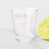 TEAM BRIDE Two-Tone Schnapsglas (Rückseite)