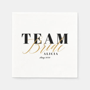 TEAM BRIDE Two-Tone Serviette