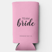 Team Bride Wedding Bachelorette Selters Dosenkühler (Vorderseite)