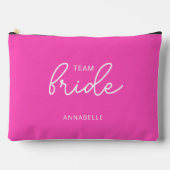 Team Bride Wedding Bachelorette Zubehörtasche (Vorderseite)