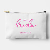 Team Bride Wedding Bachelorette Zubehörtasche (Vorderseite)
