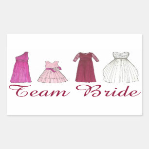Team Bride Wedding Brautparty Bridesmaid Sticker