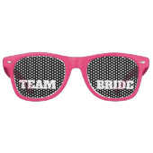 Team Bride Wedding Junggeselinnen-Abschied Partybrille (Vorderseite)