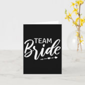 Team Bride Wedding Party Karte (Gelbe Blume)