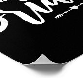 Team Bride Wedding Party Poster (Ecke)
