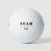 TEAM BRIDE Zweifarbig Golfball (Vorderseite)