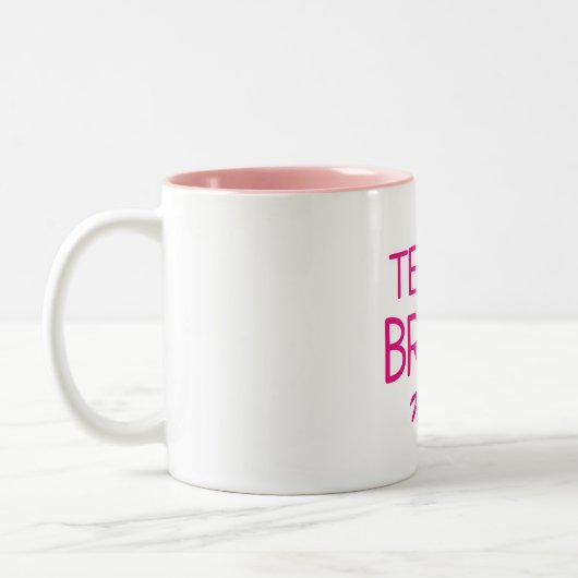 Team Bridge - Custom Bridesmaid Tasse (Links)