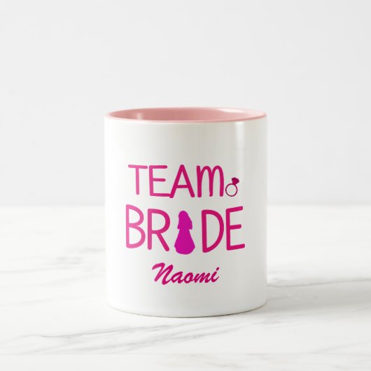 Team Bridge - Custom Bridesmaid Tasse (Mittel)