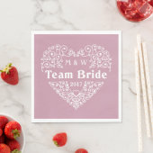 Team Bridge individuelle Monogramme und Papierserv Serviette (Beispiel)