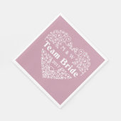 Team Bridge individuelle Monogramme und Papierserv Serviette (Ecke)