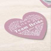 Team Bridge kundenspezifische Monogramme und Unter Untersetzer (angewinkelt)