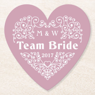 Team Bridge kundenspezifische Monogramme und Unter Untersetzer