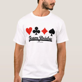 Team Bridge Vier-Karten-Anzug T-Shirt