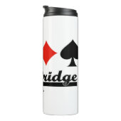 Team Bridge Vier-Karten-Anzug Thermosbecher (Nach rechts gedreht)