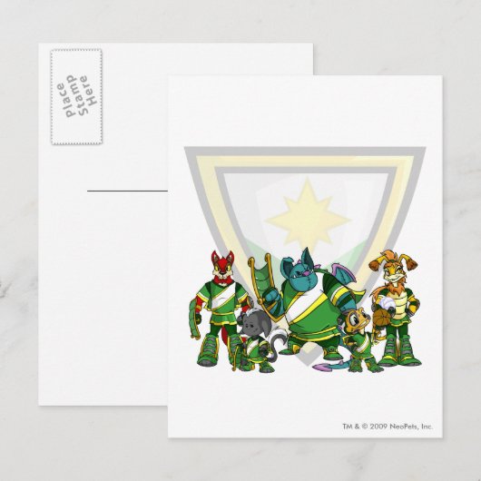 Team Brightvale Group Postkarte (Vorne/Hinten)